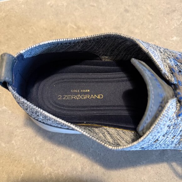 Cole Haan ZERØGRAND Knit Oxford Blue Men’s 10.5M Cole Haan ZERØGRAND Knit Oxford Shoes Blue Gray | Men main image 3